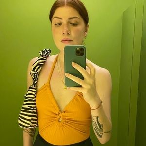 ASTR the label halter bodysuit